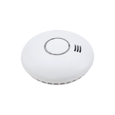 Detector inalámbrico de calor y humo  juego de 2  con pilas 