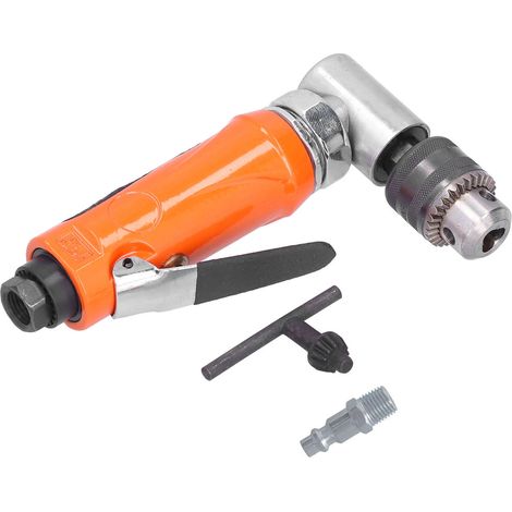 Perceuse Pneumatique à Angle Droit 90°, Tête Coudée 1/4" 6.5mm, Outil Manuel KP‑555L