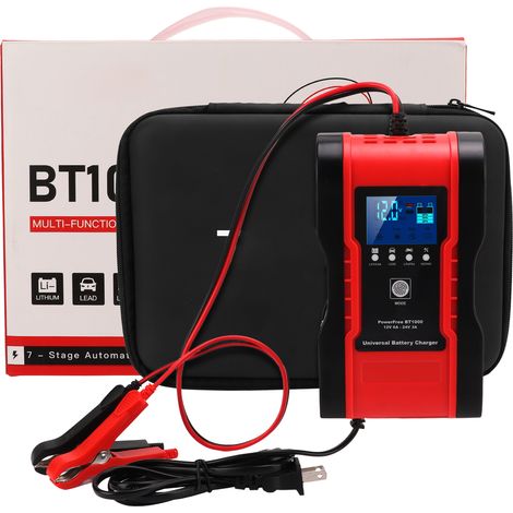 Testeur de batterie voiture 12V numérique intelligent analyseur alternateur universel SUV camion léger 100-250V (1/5)