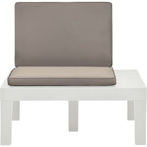 Maison Exclusive - Garten-Lounge-Stuhl mit Sitzpolster Kunststoff