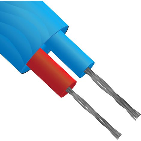 Câble pour thermocouple type T RS PRO, 25m, temp. max. +105°C, gaine PVC ( Prix pour 1 ) (1/2)