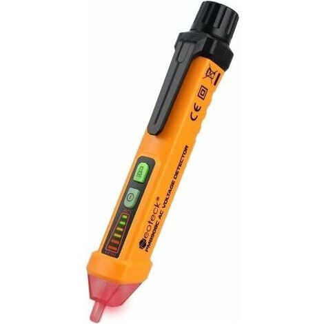 Electrical Tester, Non-Contact Voltage Detector 12-1000V, Live/Neutral Wire Test, Audible & Visual Buzzer, Flashlight, AC 50-500Hz, NCV Voltage Tester Pen (1/5)