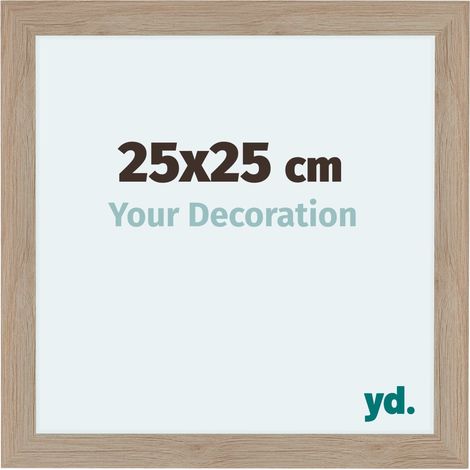 yd. - Cadre photo 25x25 - Chene Clair - MDF - Como (1/5)