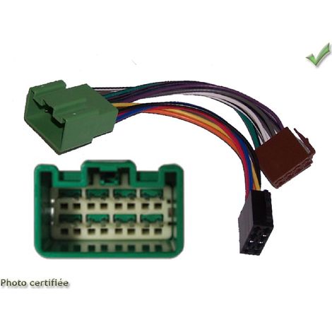 Fiches ISO Autoradio compatible avec VOLVO ap04 -16 PINS-