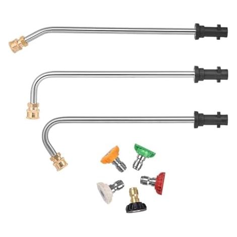 Rallonge Pour Nettoyeur Haute Pression,Lance de Remplacement - Nettoyage Gouttière Longue lance pour nettoyeur haute pression avec 5 buses à pulvérisation Le Porche, Balcon, (1/5)