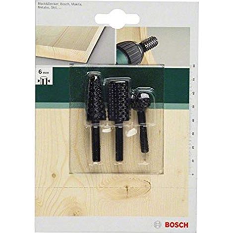 Bosch Accessories 2609255302 Fresa Rasp Dimensione, Ø 15 mm Diametro albero 6 mm (1/4)