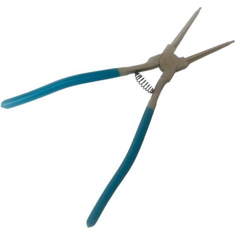 PINZA DRITTA STRINGENTE X ANELLI ELASTICI SEEGER INTERNI 330 mm ACCIAIO FORGIATO (1/5)