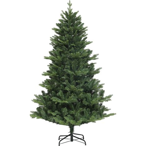 Albero di Natale Artificiale 180 cm 818 Rami con Apertura Automatica Verde (1/5)