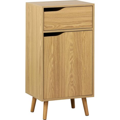 sweeek - Vintage-Badezimmerschrank mit Holzdekor