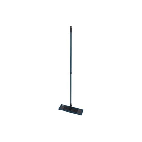 Balai MOP en microfibre et manche téléscopique en métal - Bleu paon- H 74 à 130 cm - Livraison gratuite (1/3)