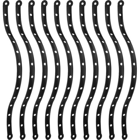 BESPORTBLE Bandes de connexion en plastique noir pour cintres, lot (1/5)