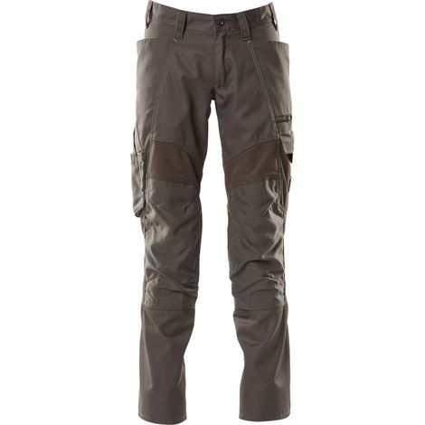 MASCOT Pantaloni da lavoro Accelerate con tasche per ginocchiere - 18579-442-Grigio antracite-82-37