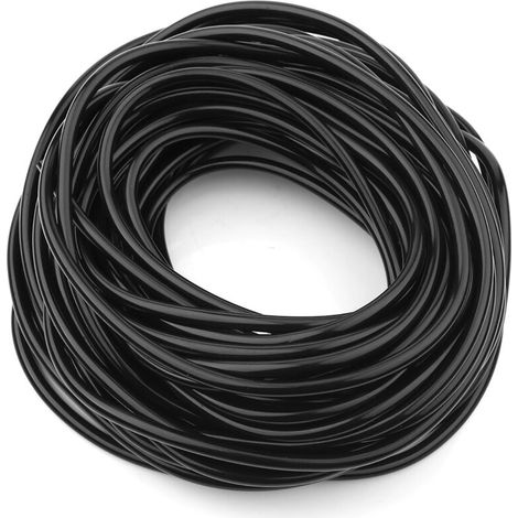5 m / 10 m / 20 m tuyau d'arrosage tuyau de PVC tuyau 4 / 7mm agriculture pelouse Micro systme d'irrigation goutte goutte tuyau goutte à goutte à poser au sol(20m) (1/5)