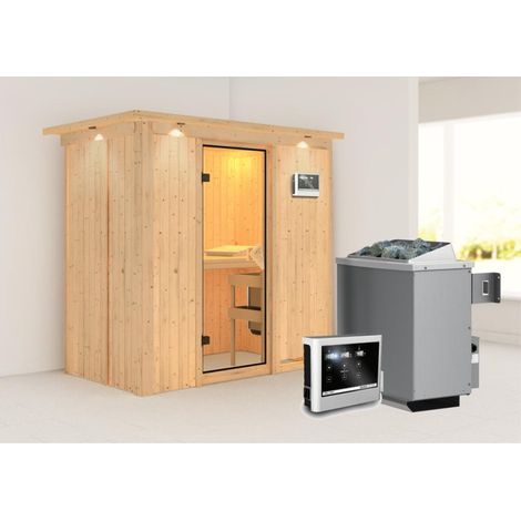 Variado( Front),9KW ext.Strg bronzierte Ganzglastür u. DK