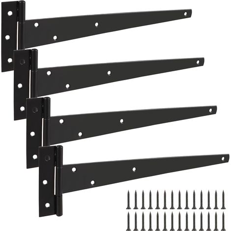 Set mit 4 robusten Metallmöbelbeinen inklusive Schrauben für Schrank, Tisch, Sofa, TV-Ständer, Kommode (15,2 cm, Gold)