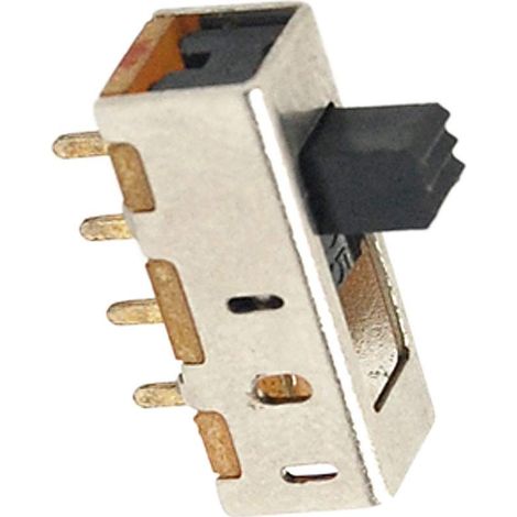 Circuit imprimé vertical, DC 50 V 0,5 A, 3 positions 1P3T SP3T PCB, 4 broches, SS13F11, 10 pièces
