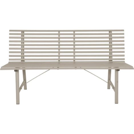 Garden Trading Richmond Outside Inside Park Bench Seat Clay Metal Steel (1/2)