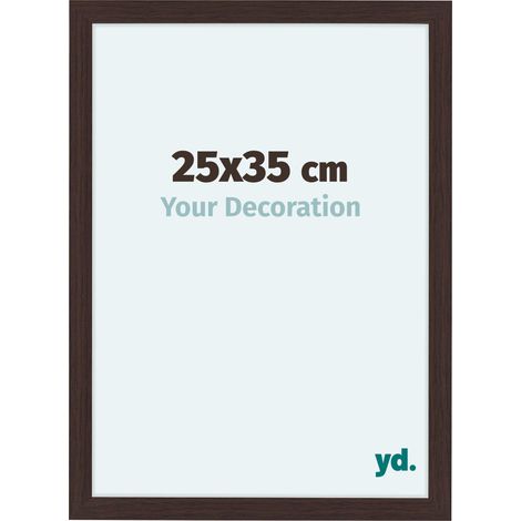 yd. - Cadre photo 25x35 - Chene Fonce - MDF - Como (1/5)