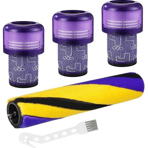 Pour aspirateur V12 Detect Slim Series, ensemble d'accessoires brosse rotative avec filtres de rechange (1/5)
