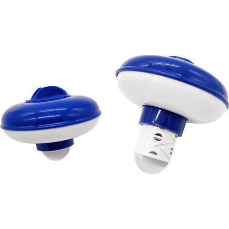 Diffuseur De Chlore - Flottant Réglable Pour Piscine Et Spa - ABS - 12,5 X 12,5 X 9 Cm - 1 Pièce (1/3)
