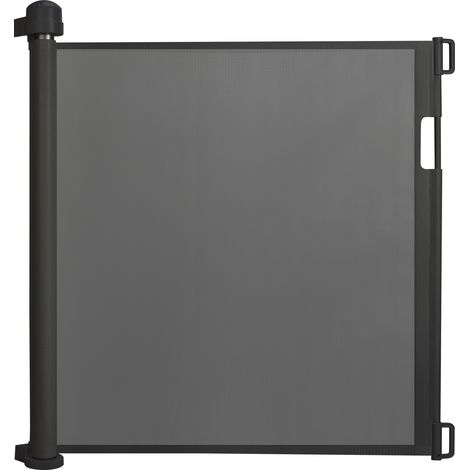 AUFUN Barrière de sécurité extensible, barrière d'escalier, barrière de sécurité, pour jeunes enfants, bébé, 88.5x150cm, Noir
