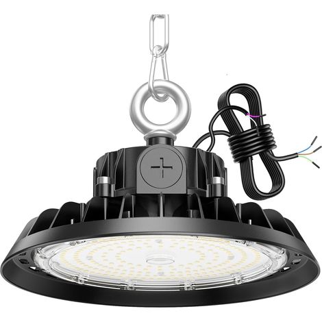 LED High Bay Projecteur Garage Light 17000LM Éclairage pour Atelier 4000K 120° Lampe industrielle Dimmable 60W/80W/100W Usines Entrepôts Garages Stades (1/5)