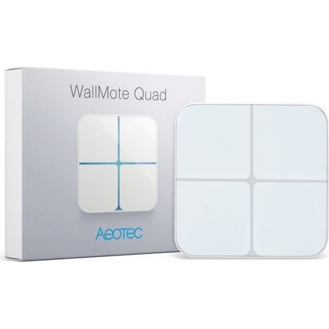 Aeotec  Interrupteur télécommandé WallMote Quad à 4 boutons  Z-Wave (1/5)