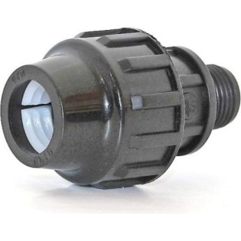 Enlace Riego Manguera  M Ø 32Mm-1" Roscado  Fitting Polipropileno  Natuur (1/2)