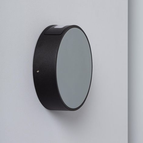 LED-Wandleuchte Aussen 6W Aluminium Crono Grau 3000K Warmweiß