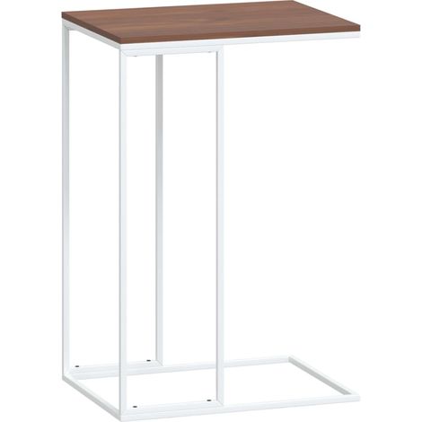 Maison Exclusive - Beistelltisch Weiß 40x30x59 cm Holzwerkstoff