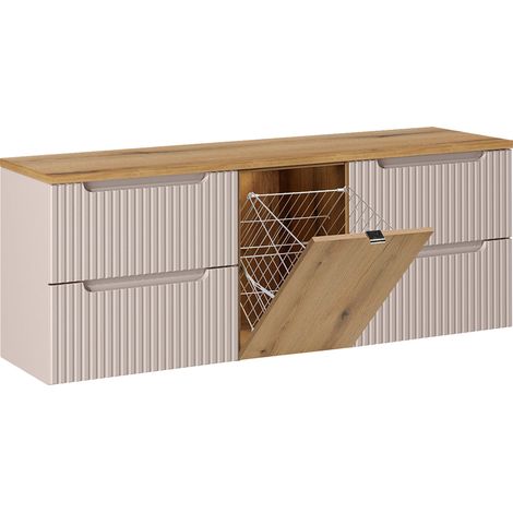Cesta de lino 160cm Riva Cachemira y Madera (1/4)