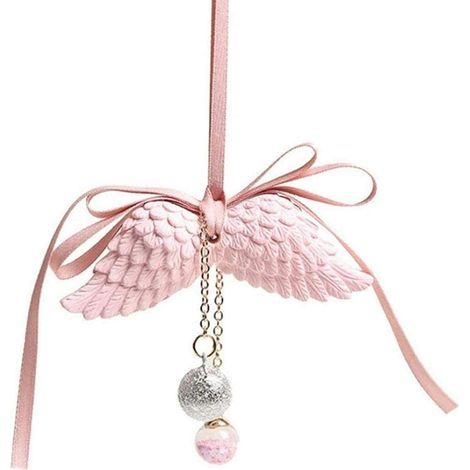 Pendentif rétroviseur de voiture (rose)-