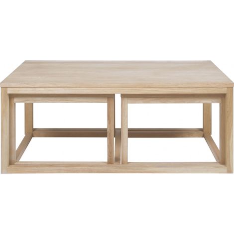 Table basse carrée en chêne - CORNER (1/3)