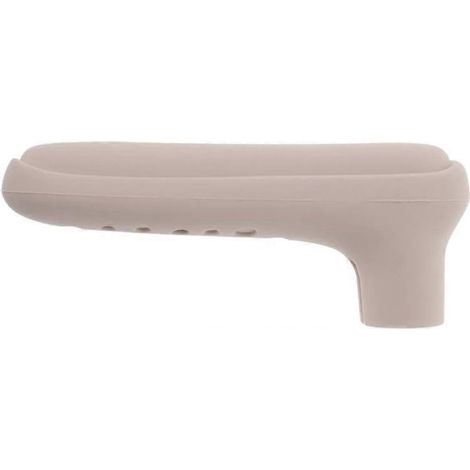 Protection de poignée de porte en silicone, coque de sécurité pour poignée de porte, protection bébé, anti-collision - Beige (1/4)