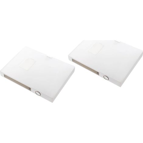 Stück Weiße Pvc Dateiordner Praktische Ablagebox für A4