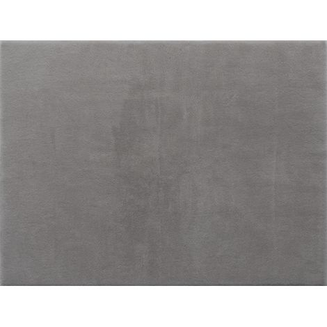 Tapis de salon 160x120 cm, moquette à poils longs, lavable en machine, antidérapant, en fausse fourrure, gris clair (1/5)