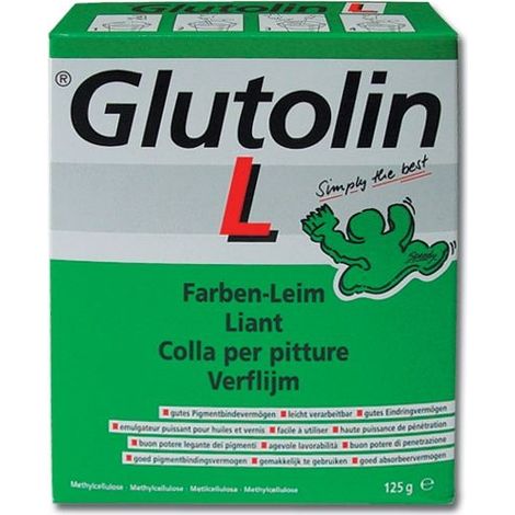 Colla in Polvere per Idropitture Glutolin L 125Gr