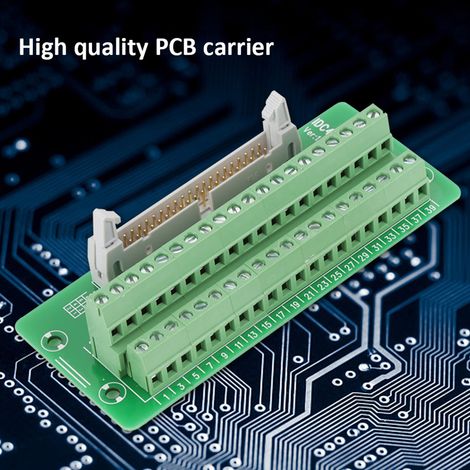 IDC40P 40-poliger Stiftleisten-Breakout-Board-Anschlussblock mit Halterung für SPS-Schnittstelle (1/5)