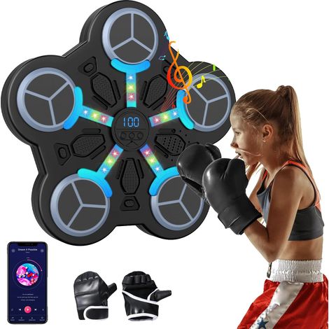 Entraîneur de Boxe Intelligent, Connectivité Bluetooth, Affichage LED, 5 Cible (1/2)