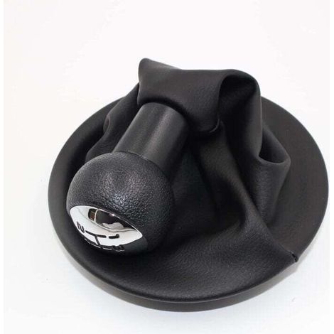 Pomo de palanca de cambios con funda compatible con Peugeot Partner 2008-2021 y Citroën Berlingo III MK3 -Crezuo