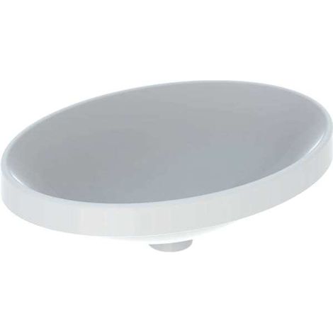 Geberit VariForm Einbauwaschtisch oval, 550x400mm, ohne Hahnloch, (1/5)