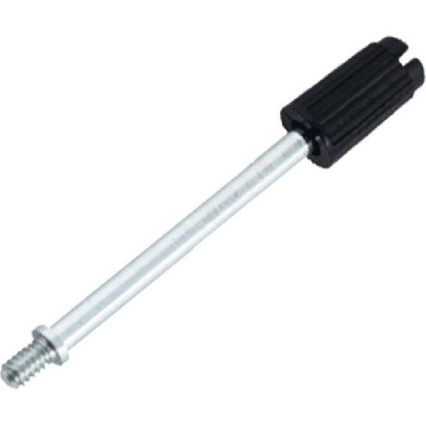encitech 6718-0101-02 JSPCBK-51-M2.5-T5 Rändelschraube Metall, Schwarz 1 St. Bulk