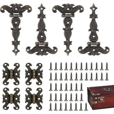 Bronze Hinges Mini Hinges for Doors and Cabinets Models (1/5)