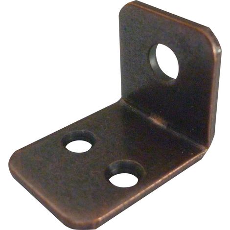 SQUADRETTA X ARMADI MM.22X28X2SP ACCIAIO BRONZATO. Prezzo per 1 pezzo. (1/2)