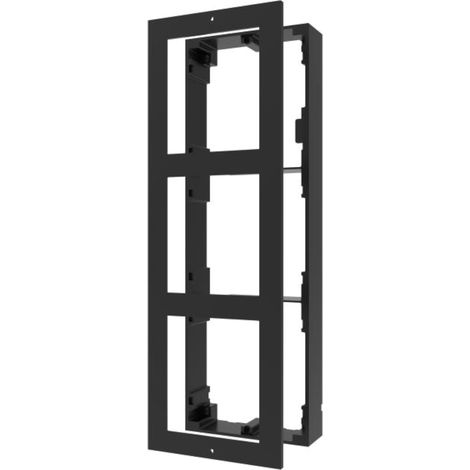 Hikvision Telaio Surface Postazione 3 Moduli Black DS-KD-ACW3/Black