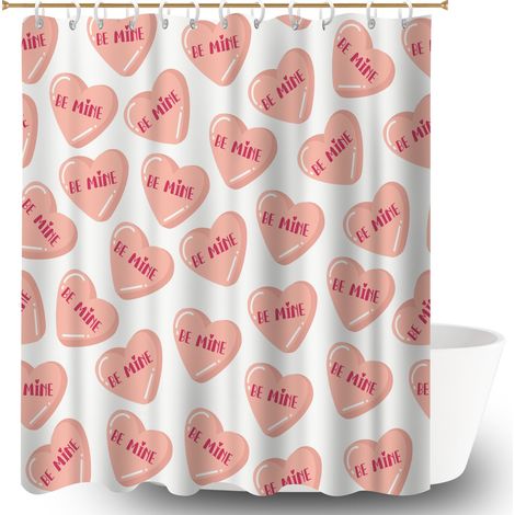 Rideau de bain imprimé polyester 180x180 souple et fluide cache baignoire pour décoration salle de bain (1/5)