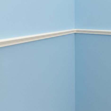 Moulure M401 2,3 x 1,2 cm - Polyuréthane Cimaises &+ (1/3)