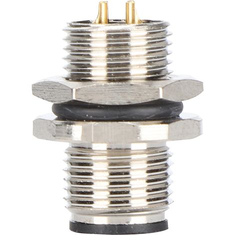 Connecteur IP67 étanche M12x1 4 broches, prise femelle à montage sur panneau, adaptateur M12BP4 mâle (1/5)