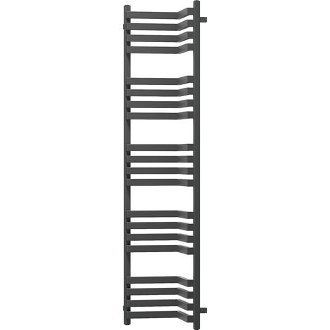 Mexen Loop Eck-Badheizkörper 1600 x 375 mm, 837 W, Anthrazit - W129-1600-350-00-66 (1/3)