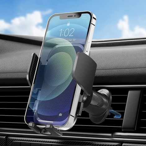Handyhalterung für die Lüftungsschlitze im Auto, 360 Grad drehbare Smartphone-Halterung, kompatibel mit iPhone, Samsung, Xiaomi (1/4)